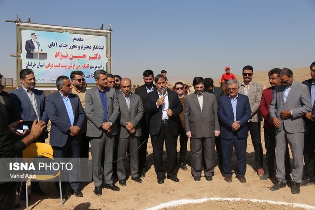 کلنگ زنی نخستین پیست اسب دوانی خراسان شمالی در بجنورد