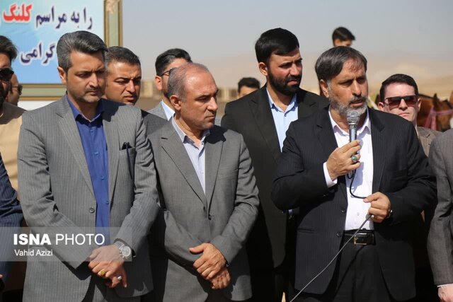 کلنگ زنی نخستین پیست اسب دوانی خراسان شمالی در بجنورد