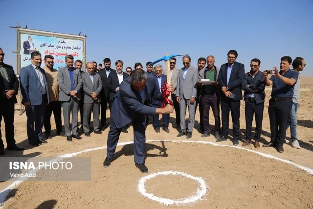 کلنگ زنی نخستین پیست اسب دوانی خراسان شمالی در بجنورد