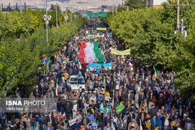 برگزاری راهپیمایی ۱۳ آبان ماه در بجنورد