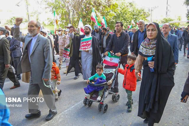 برگزاری راهپیمایی ۱۳ آبان ماه در بجنورد