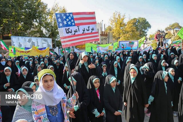 برگزاری راهپیمایی ۱۳ آبان ماه در بجنورد