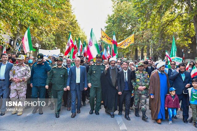 برگزاری راهپیمایی ۱۳ آبان ماه در بجنورد