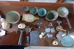 کشف و ضبط ۴۳ قلم اشیاء تاریخی در شهرستان شیروان