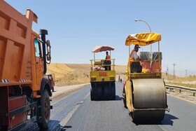 آسفالت راه های روستایی در شهرستان گرمسار