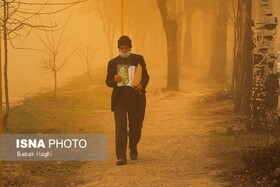 ورود گرد و غبار از کشور ترکمنستان به خراسان شمالی 