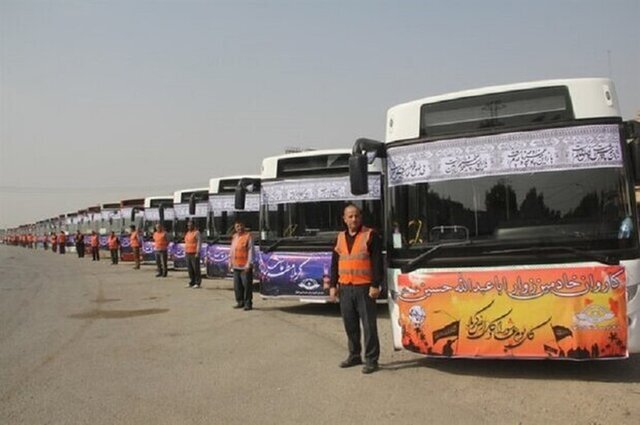 جابجایی بیش از ۱۵۰۰ زائر با ناوگان حمل و نقل عمومی لرستان