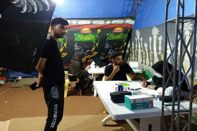 عکس آرشیوی است. ارائه ۲۲ هزار خدمت به زائران اربعین توسط درمانگاه شهید فقیهی