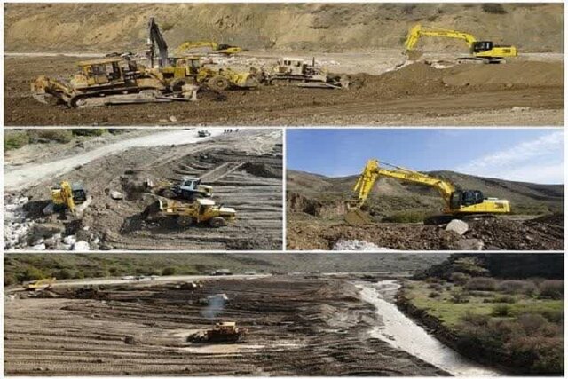 اجرای ۴۰ هزار مترمکعب عملیات خاکی ساخت دریواسیون در سیل‌بردگی محور چمن بید - جنگل گلستان
