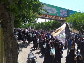 خروش مردم بجنورد علیه جنایت بامداد امروز رژیم صهیونیستی