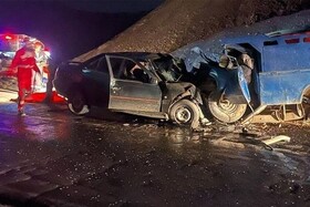 خواب‌آلودگی راننده نیسان، جان ۳ نفر را گرفت