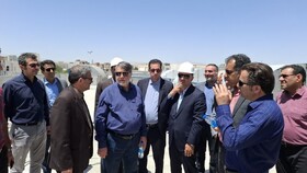 بازدید مدیر پروژه‌های دفتر مقام معظم رهبری از طرح‌های عمرانی خراسان شمالی