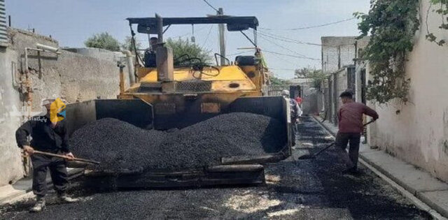 تصویر تزیینی است تلاش برای گرفتن قیر رایگان توسط شهرداری بجنورد