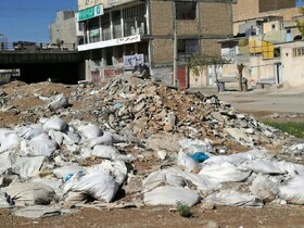 چهره نازیبایی بجنورد به‌دلیل تخلیه غیرمجاز نخاله‌های ساختمانی