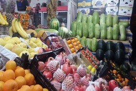 بازار میوه شب یلدا در بجنورد؛ آرام و بدون مشتری