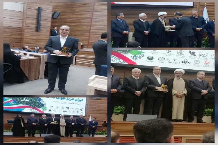 تقدیر ازرئیس بیمارستان امام رضا (ع) بجنورد در رویداد استانی «ایران عزیز جوان بمان»