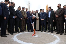 آیین کلنگ‌زنی یک پروژه تقاطع غیرهمسطح در بجنورد برگزار شد