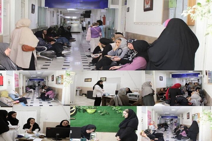 غربالگری سرطان پستان ۲۱۰ نفر توسط جهاد دانشگاهی خراسان شمالی