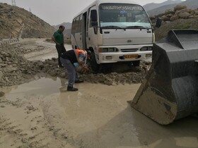 اجرای طرح راهداری زمستانی در محورهای ارتباطی شهرستان دشتستان