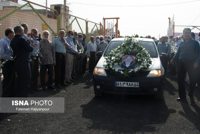 تشییع و خاکسپاری خبرنگار پیشکسوت استان بوشهر