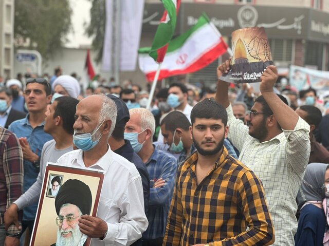 آغاز راهپیمایی روز جهانی قدس در بوشهر
