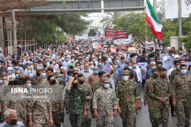 گزارش تصویری/ حضور حماسی مردم «بوشهر» در روز جهانی قدس