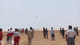 نجات ۷ فرد گرفتار شده در ساحل باتلاقی "دیّر"