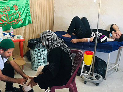 خدمت رسانی دانشگاه علوم پزشکی بوشهر به زائران درعراق خدمت رسانی دانشگاه علوم پزشکی بوشهر به زائران درعراق