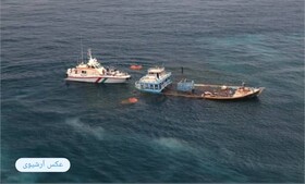 نجات ۶ خدمه موتورلنج باری در مسیر دبی به بندر ریگ