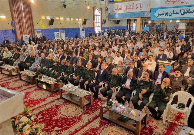 تودیع ومعارفه فرمانده سپاه امام صادق استان بوشهر