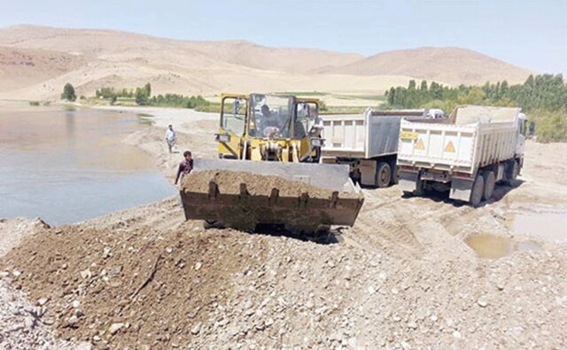 برداشت بی‌رویه رسوبات بستر رودخانه‌ها مخاطره آمیز است