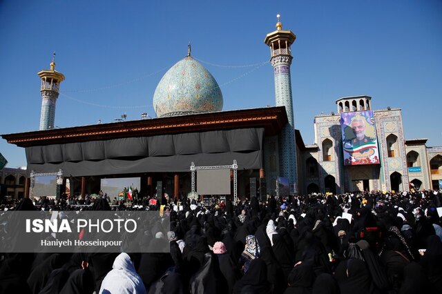 راهپیمایی و تجمع مردم فارس در بزرگداشت سپهبد شهید سلیمانی