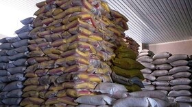 کشف ۲۵ تن برنج قاچاق و احتکار شده در خرم‌آباد