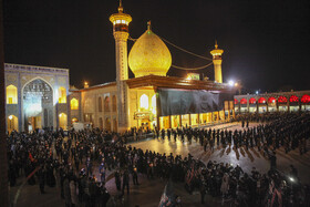 عزاداری شب شام غریبان امام حسین (ع) - حرم مطهر احمد ابن موسی شاهچراغ (ع)