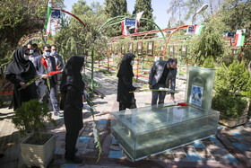 تجدید میثاق جهادگران دانشگاهی فارس با شهدا