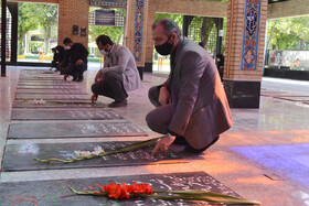 تجدید میثاق جهادگران دانشگاهی فارس با شهدا