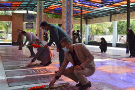 تجدید میثاق جهادگران دانشگاهی فارس با شهدا