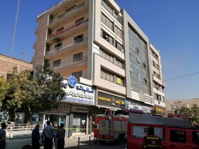 تلاش پلیس برای دستگیری عامل آتش‌سوزی ساختمان کیمیا در شیراز