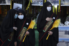 مراسم عزاداری اربعین حسینی  در بین الحرمین شیراز