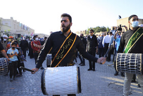 مراسم عزاداری اربعین حسینی  در بین الحرمین شیراز