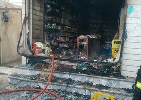 مصدومیت ۴ نفر براثر آتش‌سوزی در "کوار"