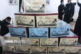 استقبال از پیکرهای مطهر ۱۵ شهید در شیراز