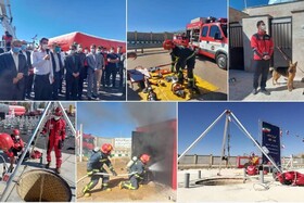 دومین سایت آموزشی آتش‌نشانان کشور در شیراز افتتاح شد