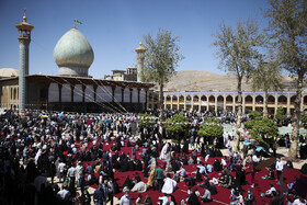 آغاز سال ۱۴۰۰ در حرم مطهر حضرت احمدبن موسی شاهچراغ (ع) - شیراز