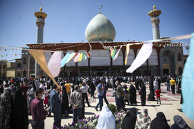 آغاز سال ۱۴۰۰ در حرم مطهر حضرت احمدبن موسی شاهچراغ (ع) - شیراز