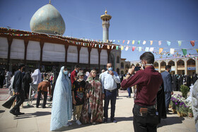 آغاز سال ۱۴۰۰ در حرم مطهر حضرت احمدبن موسی شاهچراغ (ع) - شیراز