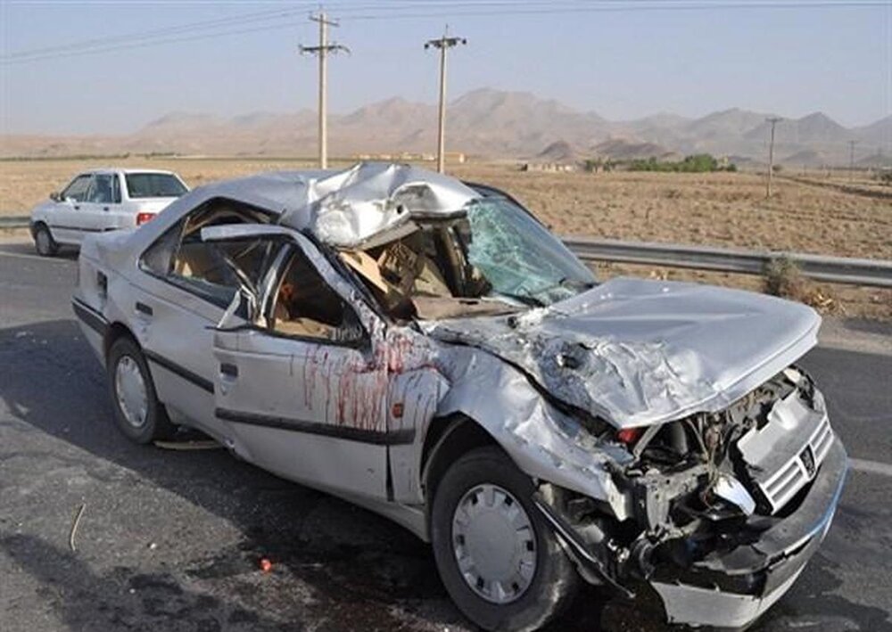 حادثه مرگبار در جاده جهرم به لار با ۴ کشته و ۱۴ مصدوم