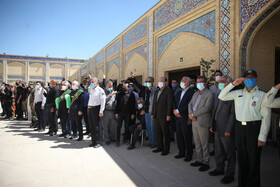 تشییع محمدحسین دهقانی،پلیس افتخاری کلانتری ۱۸ولیعصر (عج) شهر شیراز