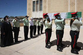 تشییع محمدحسین دهقانی،پلیس افتخاری کلانتری ۱۸ولیعصر (عج) شهر شیراز