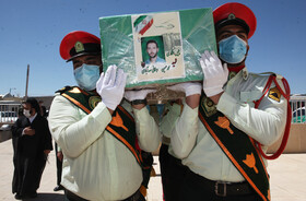 تشییع محمدحسین دهقانی،پلیس افتخاری کلانتری ۱۸ولیعصر (عج) شهر شیراز